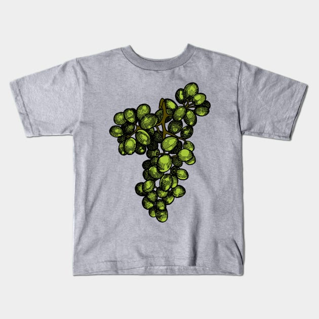 Grape Kids T-Shirt by senkova